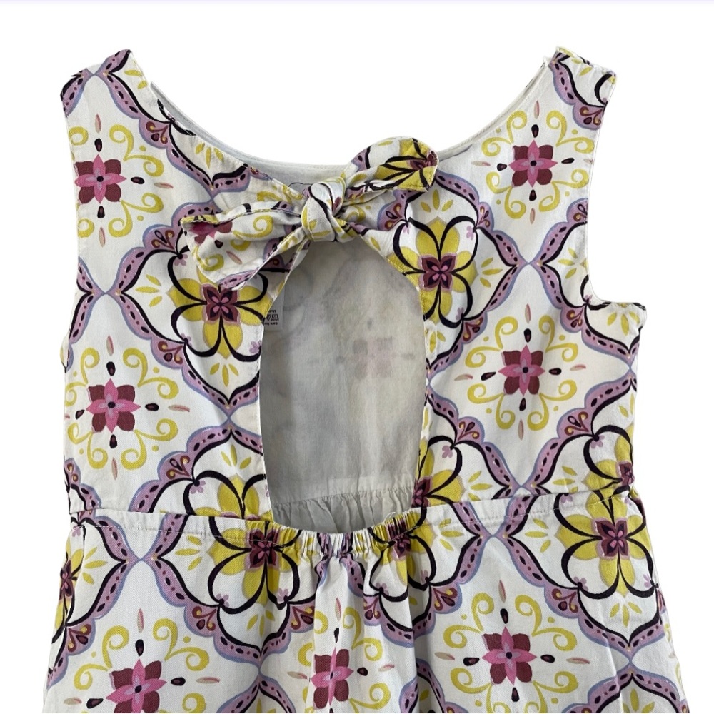 Tea Collection Key Hole Back Floral Print Spring Dress - Picture 3 of 8